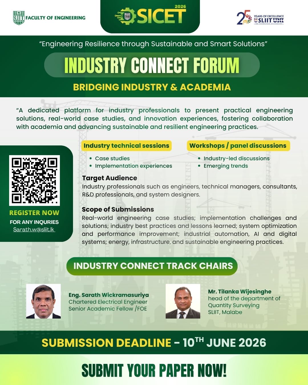 Call For Industry Papers - SICET 2026 – SLIIT International Conference ...