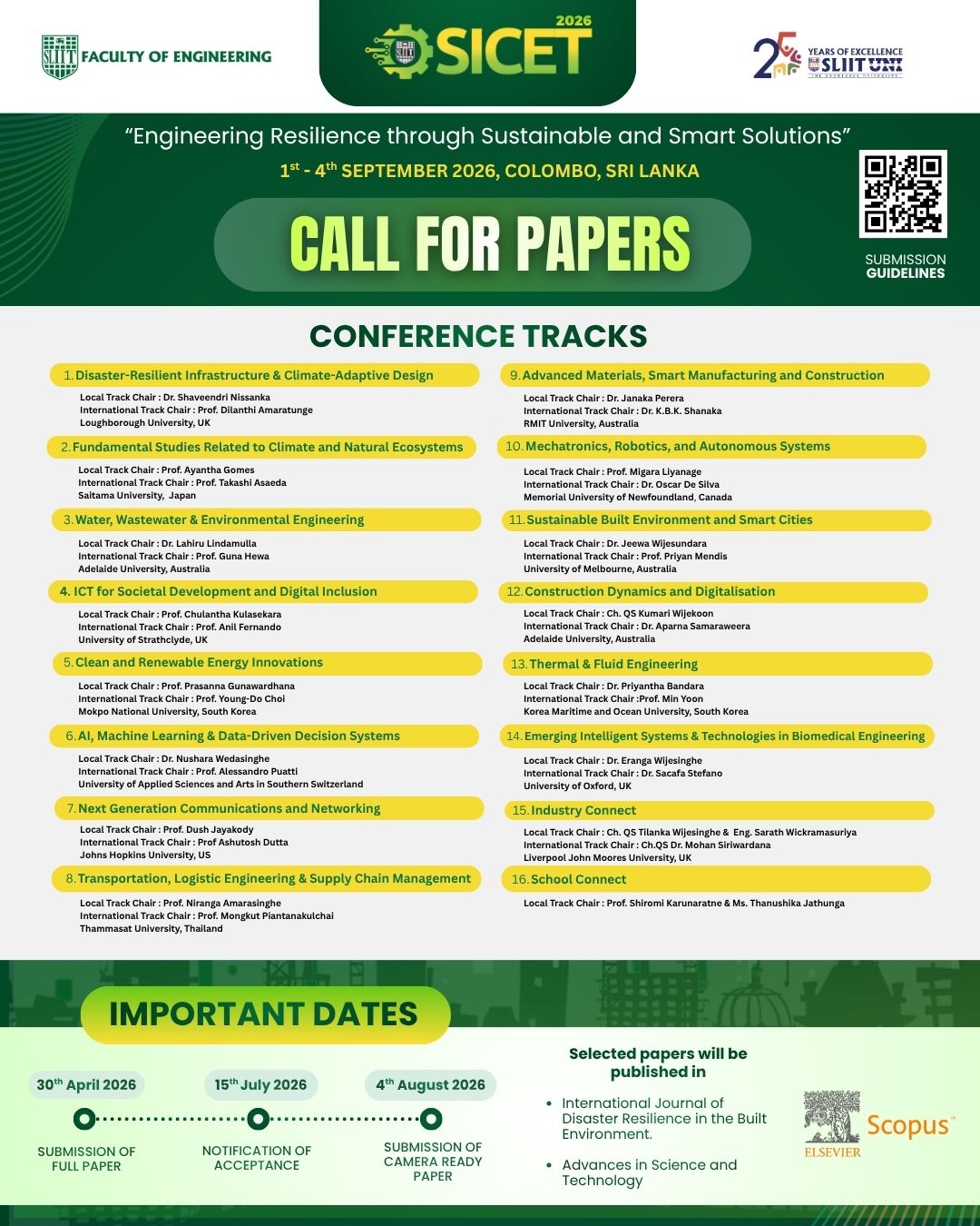 Call For Papers - SICET 2026 – SLIIT International Conference on ...